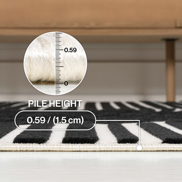 Skagen Minimalist Curve Geometric Area Rug